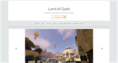 Desktop Screenshot of landofgods.net